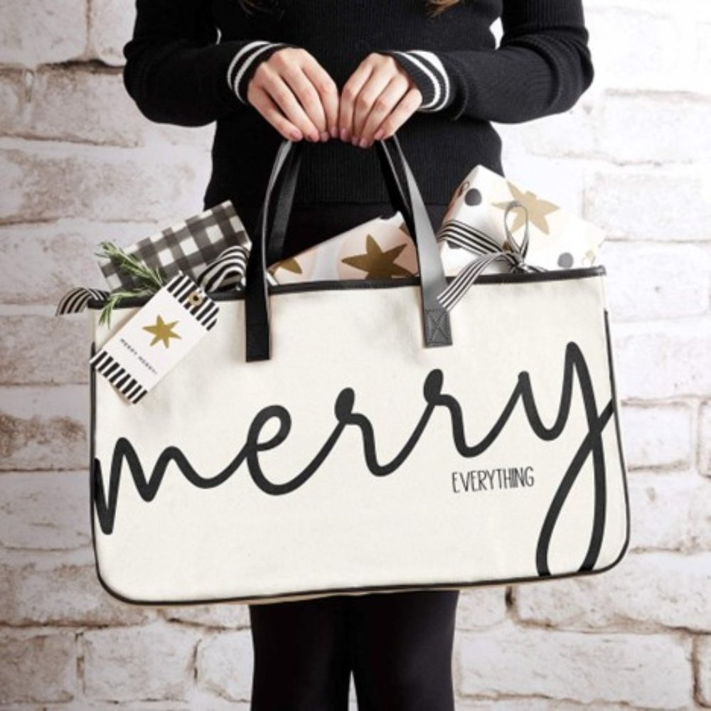 NEW - Holiday Tote Bag - Merry Everthing!